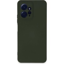 Mixora Note 12 4g Kılıf Nano Içi Kadife - Koyu Yeşil