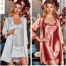 4059 2'li Kısa Gecelık Sabahlık Takım