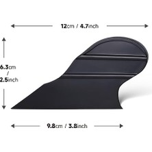 Nil Avm Saplı Ufak Köşelik Kenar Raglesi Cam Filmi Çekme Aparatı Siyah