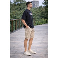 Alexander Gardi Bisiklet Yaka Baskılı Oversize T-Shirt