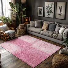 Pembe Desen Halı M164