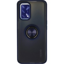 Akay Avm A74 4g Kılıf Montreal Yüzüklü Kapak - Lacivert