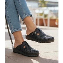 Tarçın Ayakkabı Hakiki Deri Kadın Deri Terlik TRC185-0045