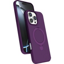 Mixora 16 Pro Regal Magsafe Standlı Kapak - Derin Mor
