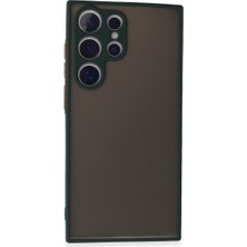 Mixora Galaxy S24 Ultra Kılıf Montreal Kapak - Yeşil