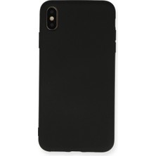 Akay Avm  Iphone Xs Max Kılıf Nano Içi Kadife  - Siyah