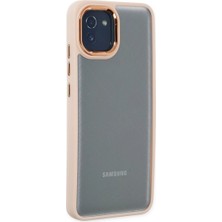 Mixora Galaxy A03 Kılıf Dora Kapak - Pudra