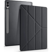 Mixora Galaxy X610 Tab S9 Fe Plus 12.4 Kılıf Kalemlikli Mars Tablet Kılıfı - Siyah