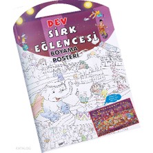 Parıltı Yayınları Sirk Eğlencesi Dev Boyama Posteri