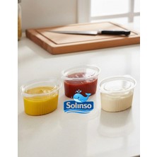 Solınso 🐳plastik Sızdırmaz Sosluk Kap 50 cc 100 Adet