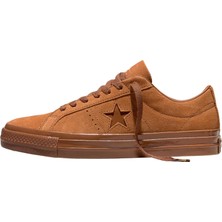 CA15822C Converse Cons One Star Pro Mono Erkek Spor Ayakkabı Kahve