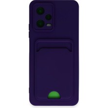 Akay Avm Po X5 5g Kılıf Kelvin Kartvizitli - Derin Mor