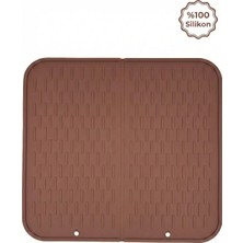 Siliconly %100 Silikon Bulaşık Kurutma Matı Pvc ve Plastik Içermez Bulaşık Altlığı Bulaşık Kurutmalığı