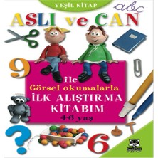 Mixora Aslı ve Can ile Görsel Okumalarla Ilk Alıştırma Kitabım (Yeşil )