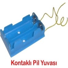 Mixora Pil Yuvası - Okul Deney Pil Yatağı 10 Adet