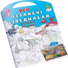 Mixora Efsanevi Ejderhalar Dev Boyama Posteri