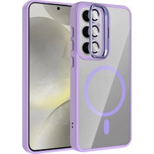 Mixora Joko Galaxy S24 Fe Remim Lensli Magsafe Standlı Kapak - Lila