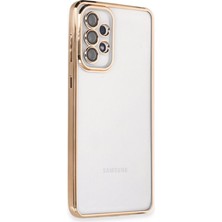 Akay Avm Galaxy A73 5g Kılıf Lensli - Gold