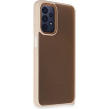 Mixora Galaxy A23 4g Kılıf Elegant Kapak - Pudra