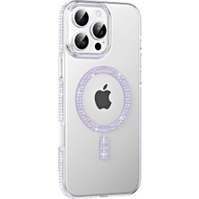 Mixora Joko 16 Pro Max Move Taşlı Magsafe Kapak - Lila