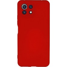 Akay Avm Mi 11 Lite Kılıf Nano Içi Kadife - Kırmızı