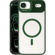 Mixora Joko 17 Air Remim Lensli Magsafe Standlı Kapak - Koyu Yeşil