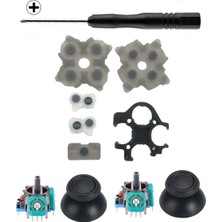 Pop Konsol PS5 Analog Motor Topuz İç Lastik Versiyon 3 Tamir Seti PS5 Tornavida Playstation 5 Kol Tamiri