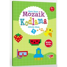 Dikkat Atölyesi Yayınları Okul Öncesi Kare Kare Mozaik Kodlama 1. Seviye