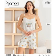 1900-7 Oslo Ip Askılı Şortlu Takım