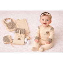 Akay Avm Leopar Desenli 8'li Yeni Doğan Seti