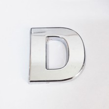 Colezium Cemax D Harfi 3,75 cm Krom Yapışkanlı