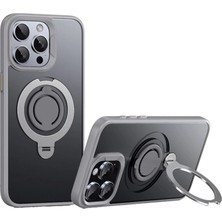 Mixora Joko 15 Pro Max Atar 360 Dönen Magsafe Kapak - Titan Gri