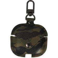  Pro 2 (2.nesil) Çanta Kamuflaj Deri Kılıf - Haki Yeşil