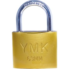 Nemere Eko Sarı Boyalı Kısa Kancalı Asma Kilit 50MM