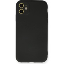 Akay Avm  Iphone 11 Kılıf Nano Içi Kadife  - Siyah