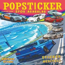 Spor Arabalar Boyama Kitabı Pop