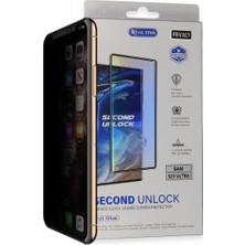 Mixora Galaxy S23 Ultra Durable Full Glue Curved Hayalet Cam