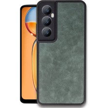 Mixora Realme C65 Kılıf Aras Deri Kapak - Koyu Yeşil