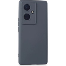 Akay Avm Vivo V29 Lite Kılıf Nano Içi Kadife  - Gri