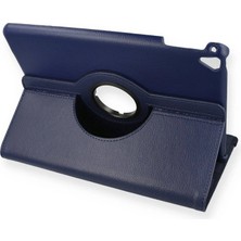 Akay Avm Ipad 9.7 (2018) Kılıf 360 Tablet Deri Kılıf - Lacivert
