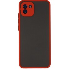 Mixora Galaxy A03 Kılıf Montreal Kapak - Kırmızı