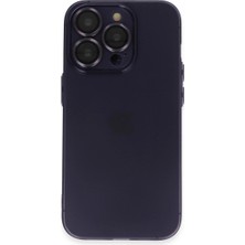Mixora 14 Pro Max Kılıf Luko Lens - Derin Mor