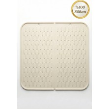 Siliconly %100 Silikon Bulaşık Kurutma Matı Pvc ve Plastik Içermez Bulaşık Altlığı Bulaşık Kurutmalığı