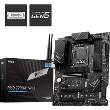 isiltikidsmoda Msı Pro Z790-P Wıfı Ddr5 7000MHZ 1xhdmı 1xdp 4xm.2 USB 3.2 Atx 1700P (12. / 13. ve 14. Nesil Işlemci Uyumlu)