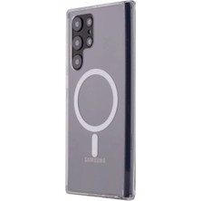 Akay Avm  Galaxy S22 Ultra Kılıf Magneticsafe Şeffaf  - Şeffaf