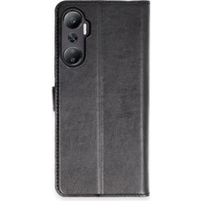Akay Avm Infinix Hot 20 Kılıf Trend S Plus Kapaklı Kılıf - Siyah