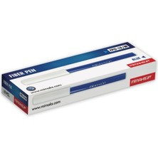 Mimaks Ofis Tipi Keçeli Kalem Mavi (10 Lu Paket) Fpo-10