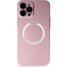 Akay Avm 12 Pro Kılıf Jack Magneticsafe Lens - Rose Gold