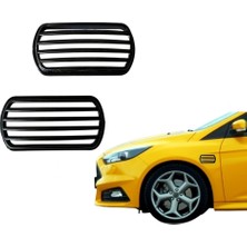 LTG Nova Yan Sinyal Çerçevesi Kafesli Izgaralı Kapak 2'LI 10X5CM Parlak Siyah