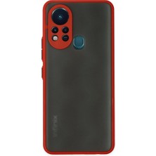 Akay Avm Infinix Hot 11S Kılıf Montreal Kapak - Kırmızı